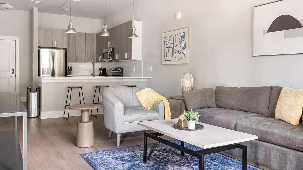 Town Center Apartment | Landing | Stylish 1BD, Rooftop Lounge, Gym
