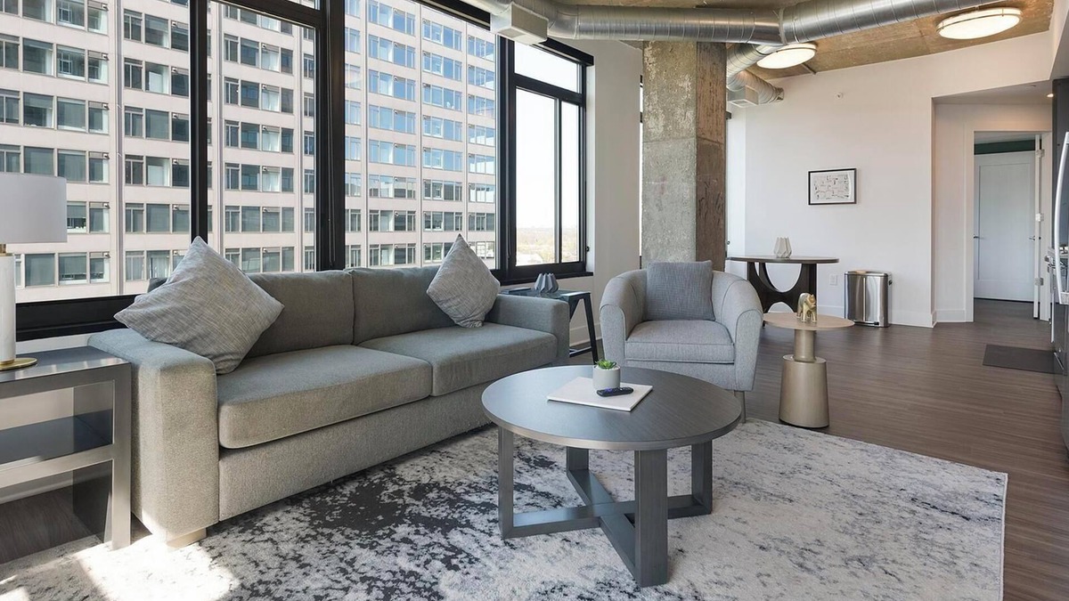 Baileys Crossroads Apartment | Landing | Stylish 2BD, Game Room, Gym