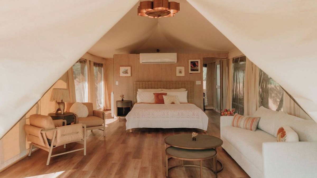 Johnson City Ski Chalet | Lantana - Luxury Glamping Tent