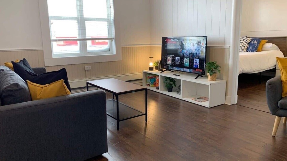 Moose Jaw Apartment | Large 1-Bdrm Condo, Downtown, WiFi & Smart TV ✨