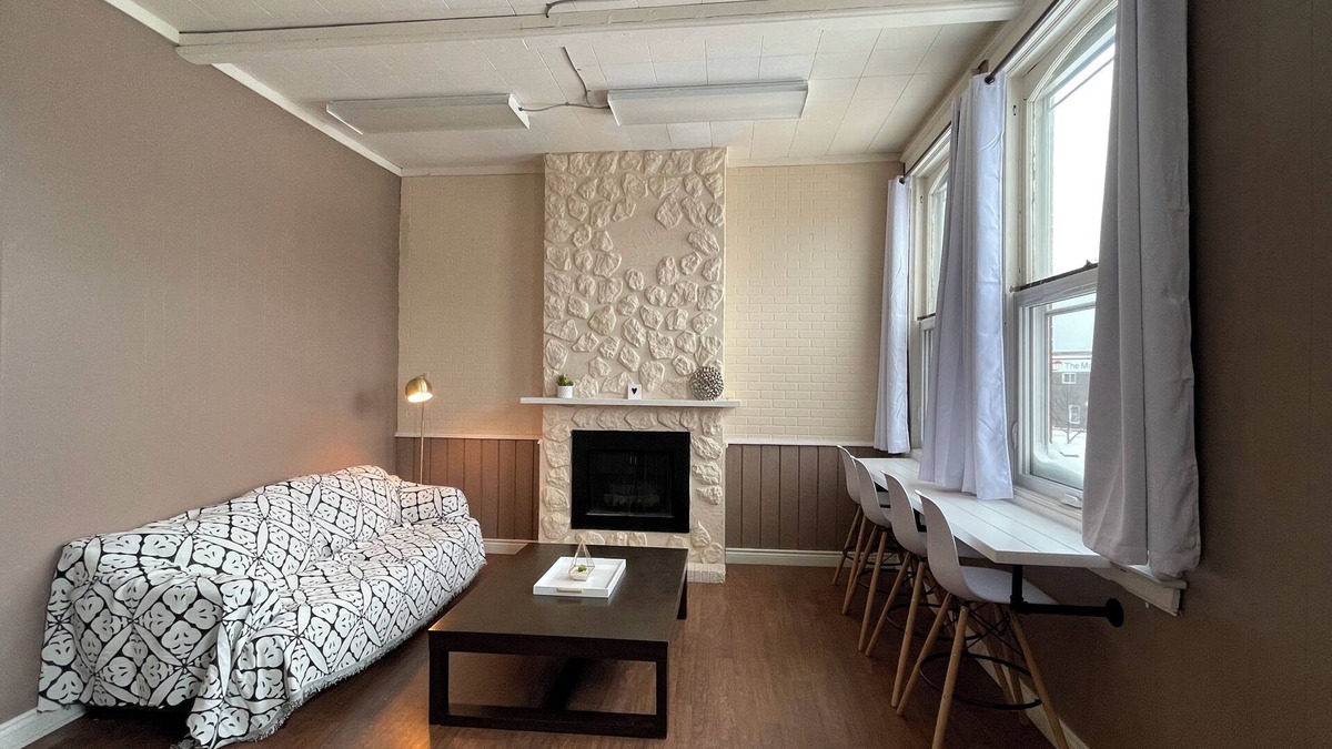 Algoma District Apartment | Large 2 bedroom downtown apartment located on top of a craft brewery