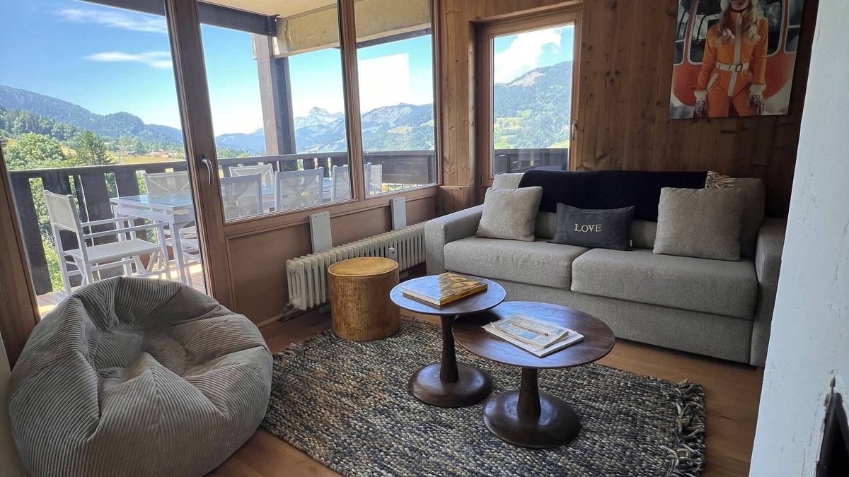 Le Planellet Apartment | Large apartment in Rochebrune (Megève)