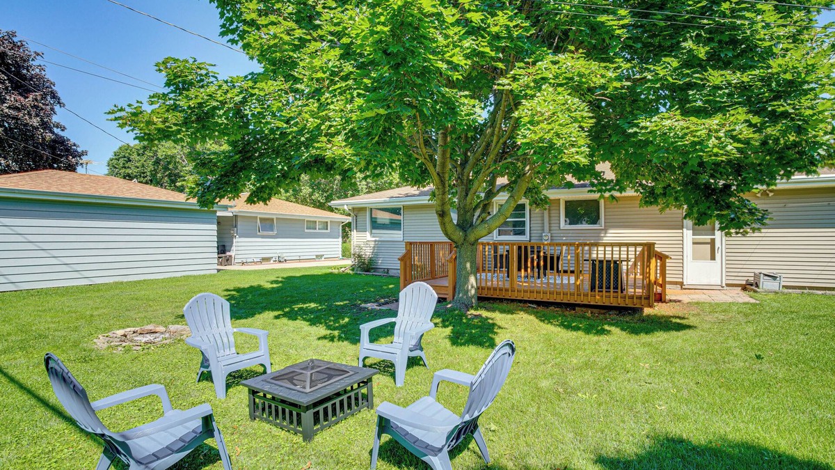 Sheboygan House | Large Backyard, Walk to Hospital: Sheboygan Abode!