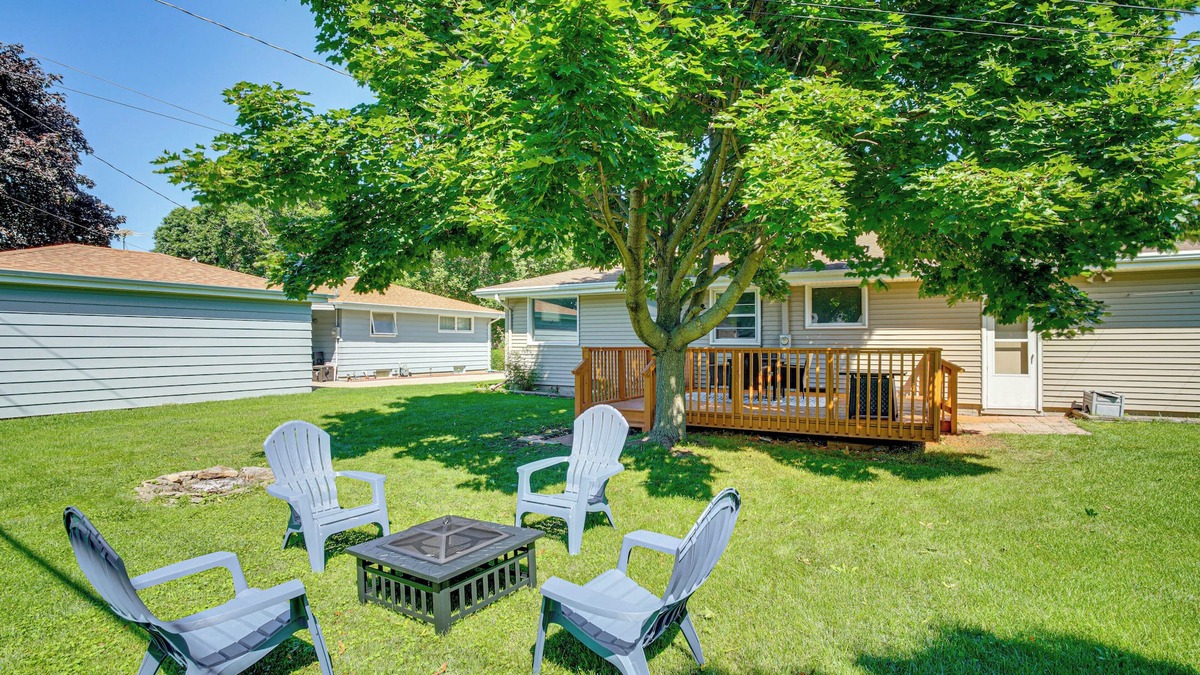 Sheboygan House | Large Backyard, Walk to Hospital: Sheboygan Abode!
