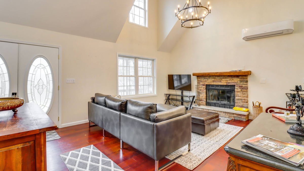 Pocono Lake House | Large Deck & Fire Pit: Secluded Pocono Lake Home