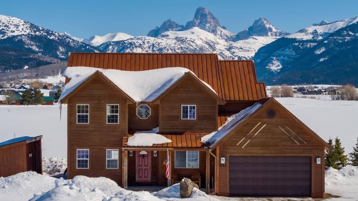 Driggs House | Large Family home with full Teton views and hot tub