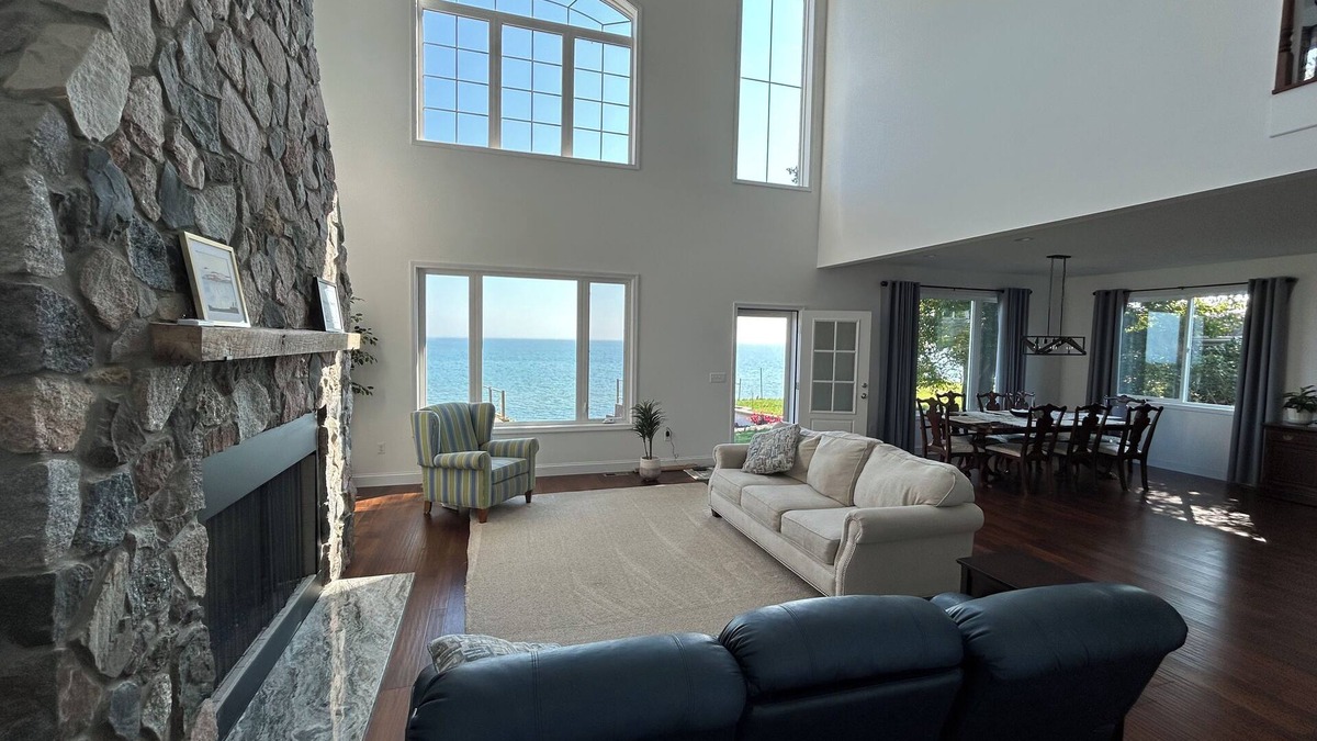 Burtchville House | Large Lake house on Lake Huron, 7 bedrooms, 5.5 baths, great for family retreat.