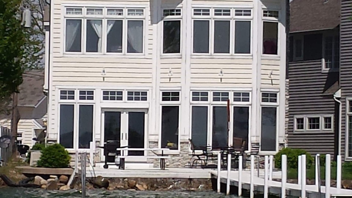 Enchanted Hills House | Large Lakefront, 5 bdrm, 5 bath, Elevator, Pure Sand Bottom Great for Swimming
