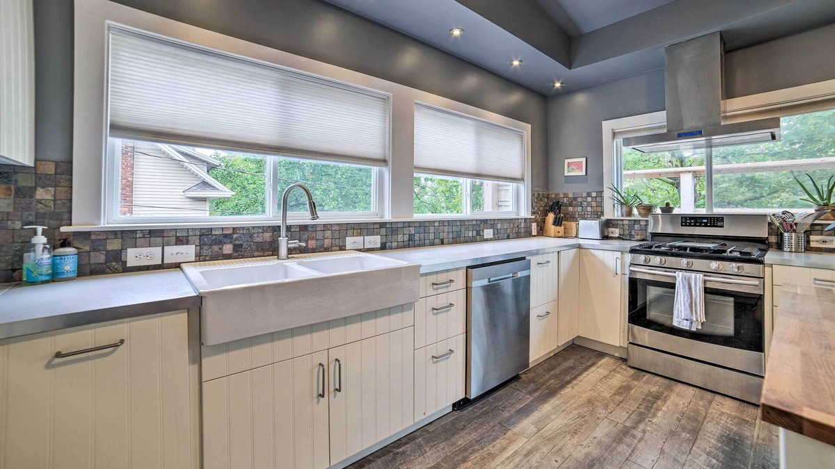 Lansing House | Large Lansing Home Near MSU: Walk to Old Town