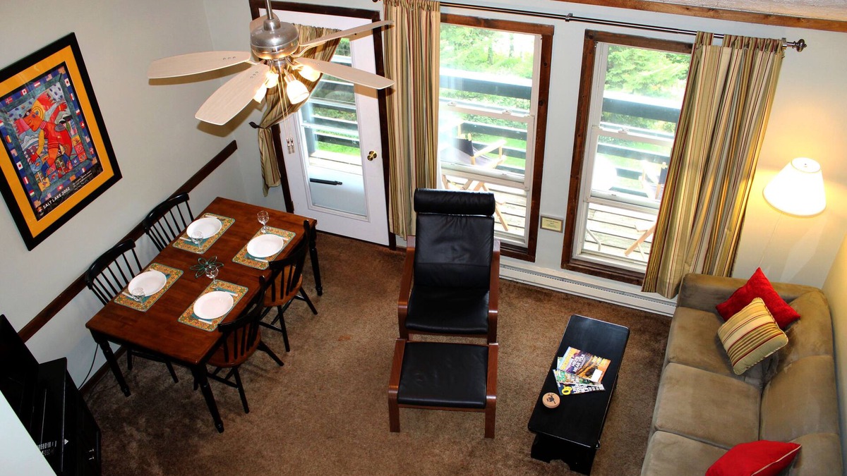 Snowshoe Condo | Large Loft Condo, 2 Baths, 3 Sleeping Areas, Steps to the Slopes, Amazing Views!