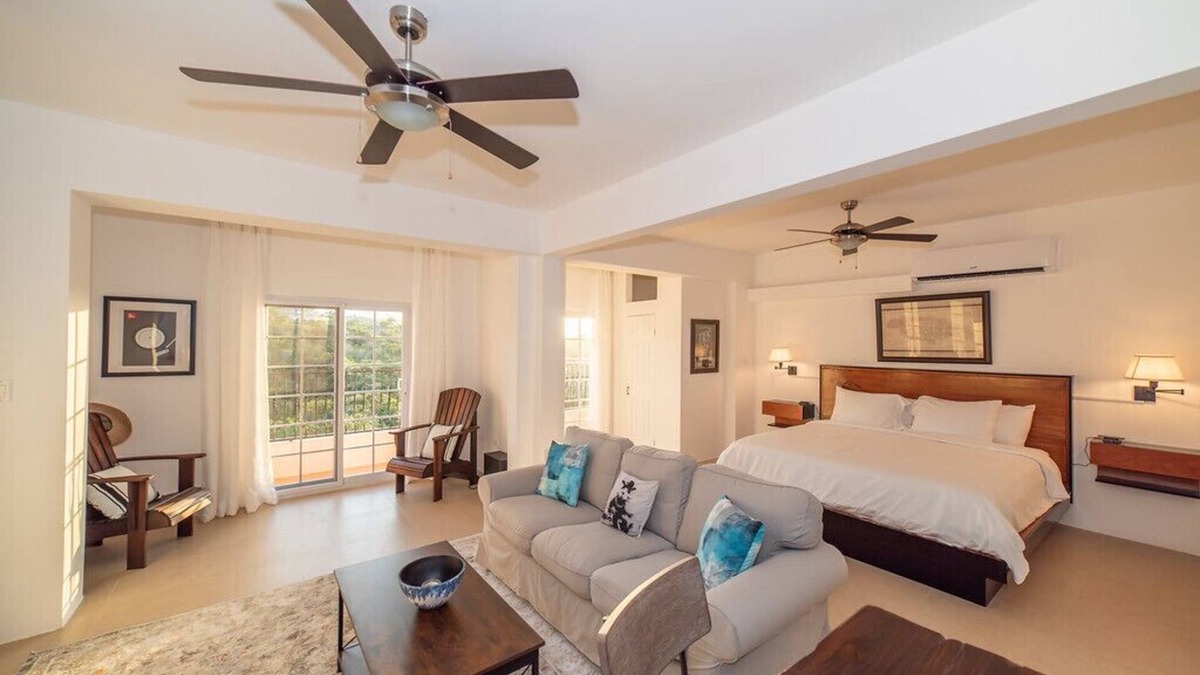 IronShore Estates Apartment | Large Modern Studio with Balcony Mountian & Ocean View