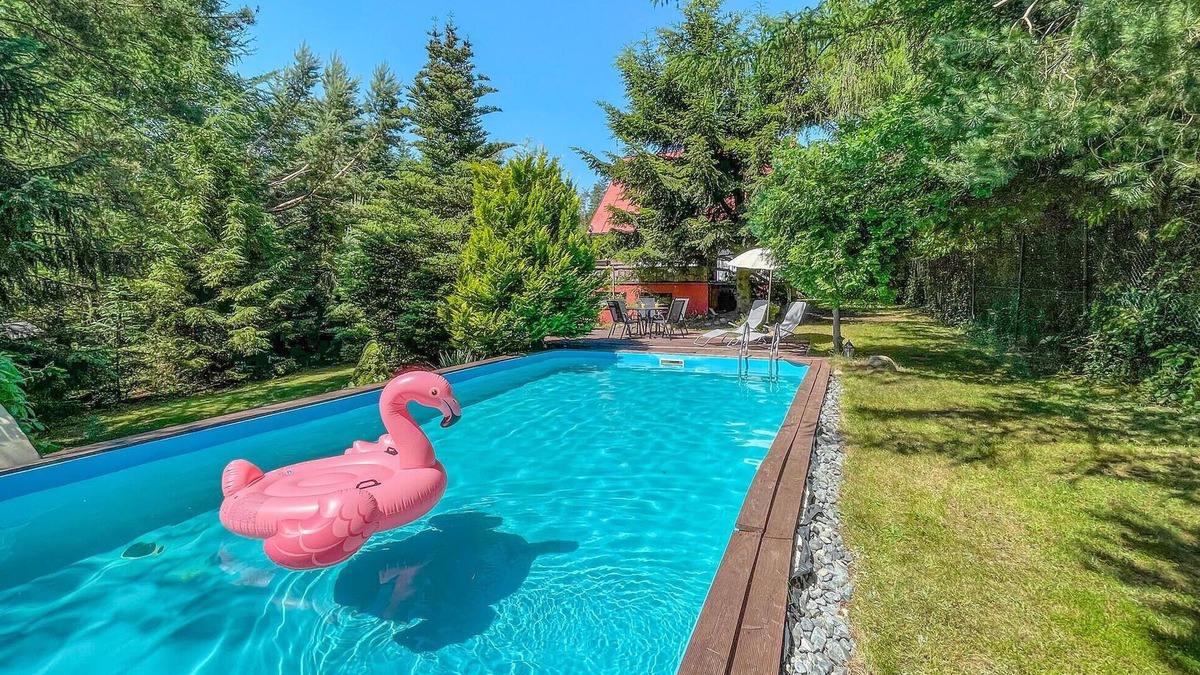 Podjazy House | Large, practically furnished holiday home with 2 balconies and pool.