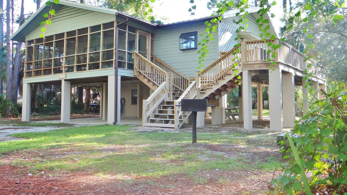 Indian Pass Cottage | Large screen porch plus open deck, Good Price Value! Short walk to beach access