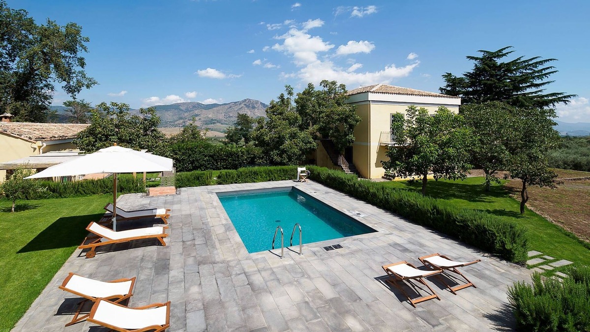 Rovittello Villa | Large Sicily villa rental with pool, Wi-Fi, garden, near Mt. Etna, Taormina