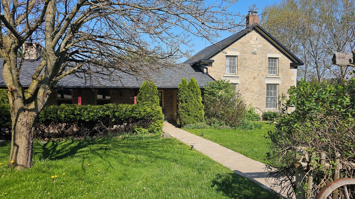 Meaford Other | Large stone house with hot tub pond, secluded acerage, up to three families