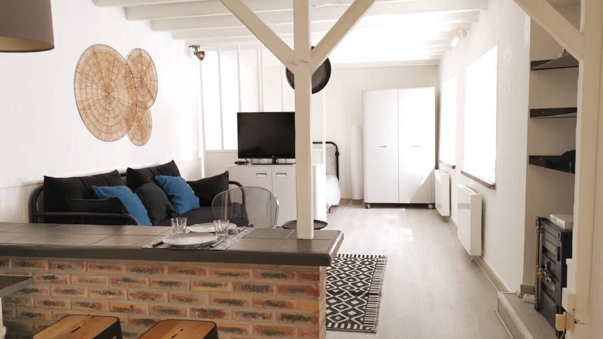 Maisons-Alfort Apartment | Large studio near Paris with terrace