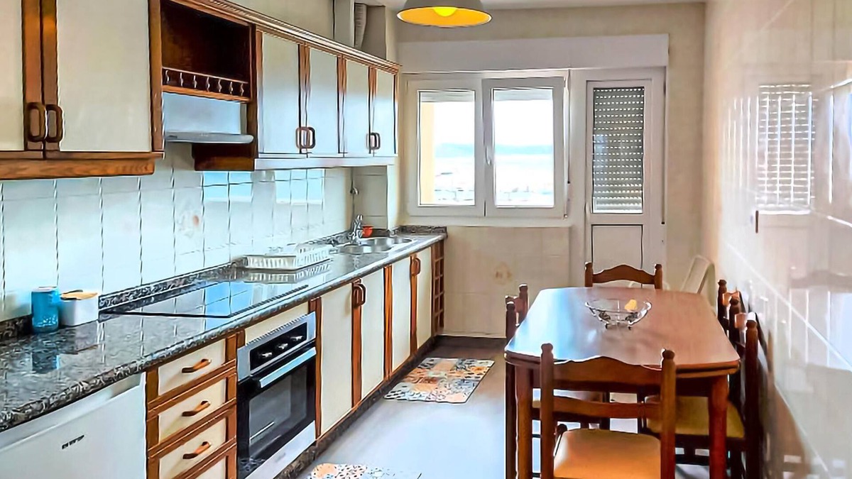 Muxia Apartment | Large vacation apartment with a view of the Atlantic Ocean