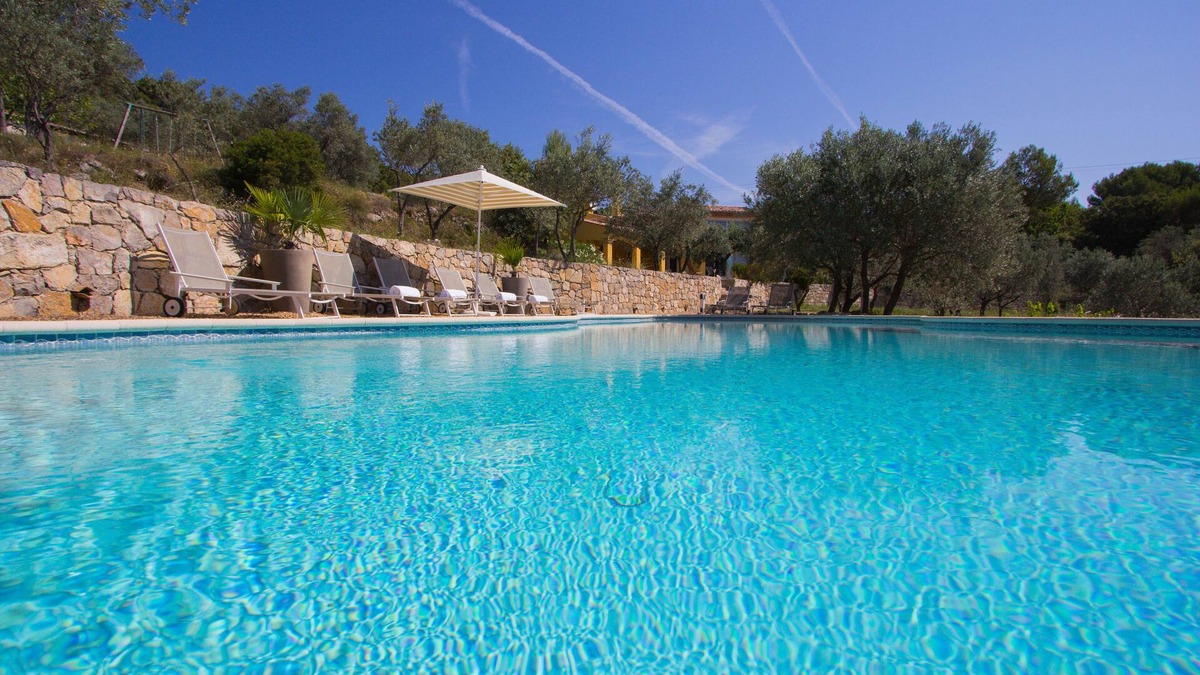 Callas House | Large Villa with heated pool and stunning views set among olive trees