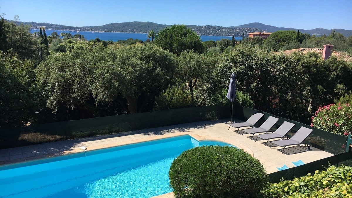 Guerrevieille Villa | Large villa with pool and view to the sea in Sainte-Maxime - Beauvallon