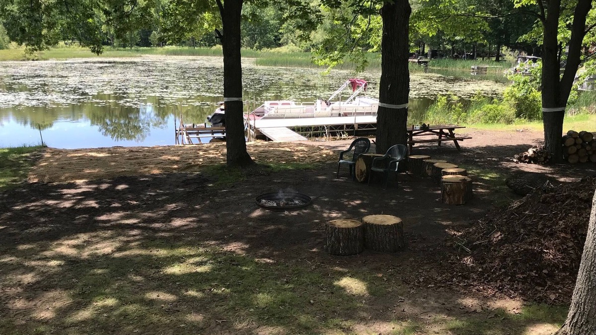 Sears House | Large waterfront house on quiet canal of all-sport Eight Point Lake