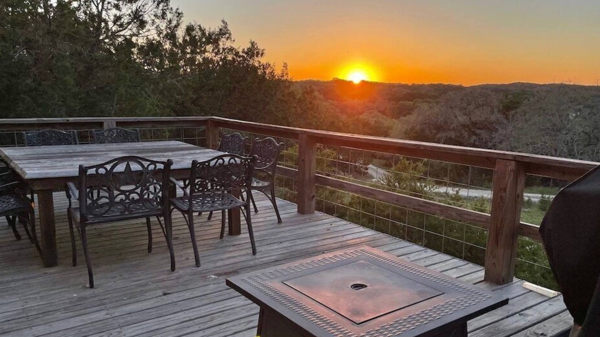 Wimberley Cabin | Las Estrellas Lots of privacy with stunning views, 2 decks, private hot tub!