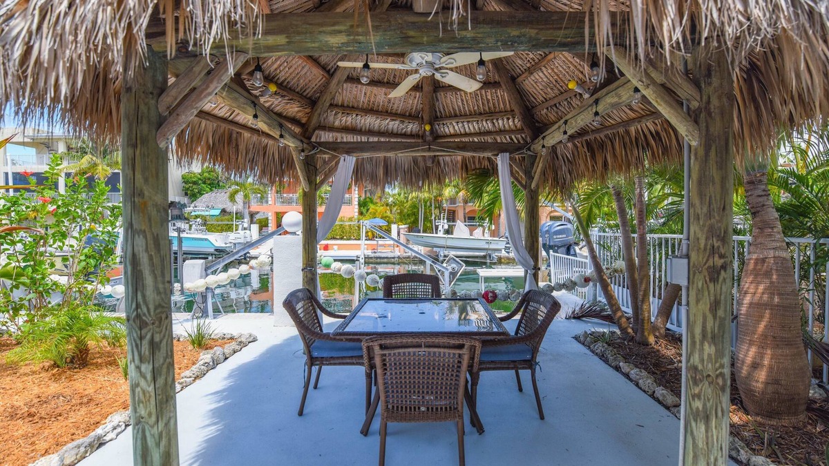 Summerland Key House | Latitude Adjustment – Canalfront 3BR w/Hot Tub, Tiki Hut & Boating Access