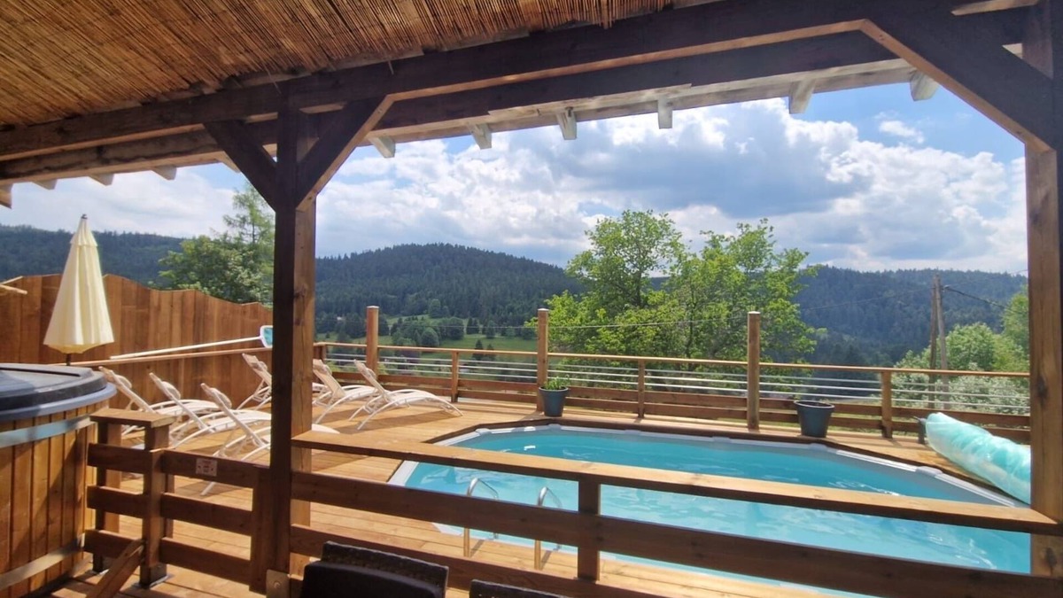 Le Grand Valtin House | Le Bercail 4* with swimming pool and Nordic bath