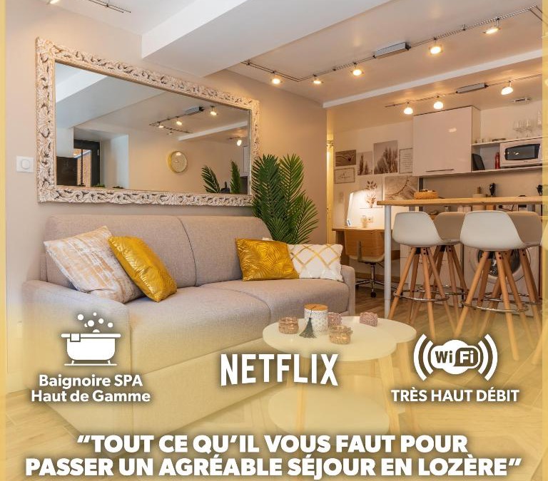 La Vabre Apartment | Le Bohème - Spa/Netflix/Wifi Fibre - Séjour Lozère