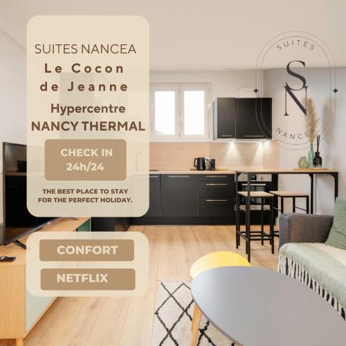 Haussonville-Blandan-Mon Desert-Saurupt Apartment | Le Cocon de Jeanne - Nancy Thermal - 2 Pers
