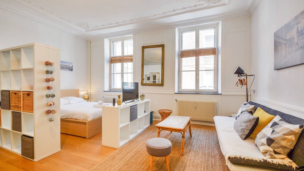 Saint Nicolas - Charles III - Ville vieille - Trois Maisons - Leopold Apartment | Le Cocon des Ponts - Studio 29 m² à Nancy