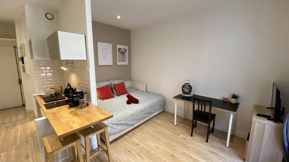 Quartier Hyper-Centre Apartment | 🐣Le Cocoon🐣Hyper-Centre Grenoble🥇Studio 25 m2💎