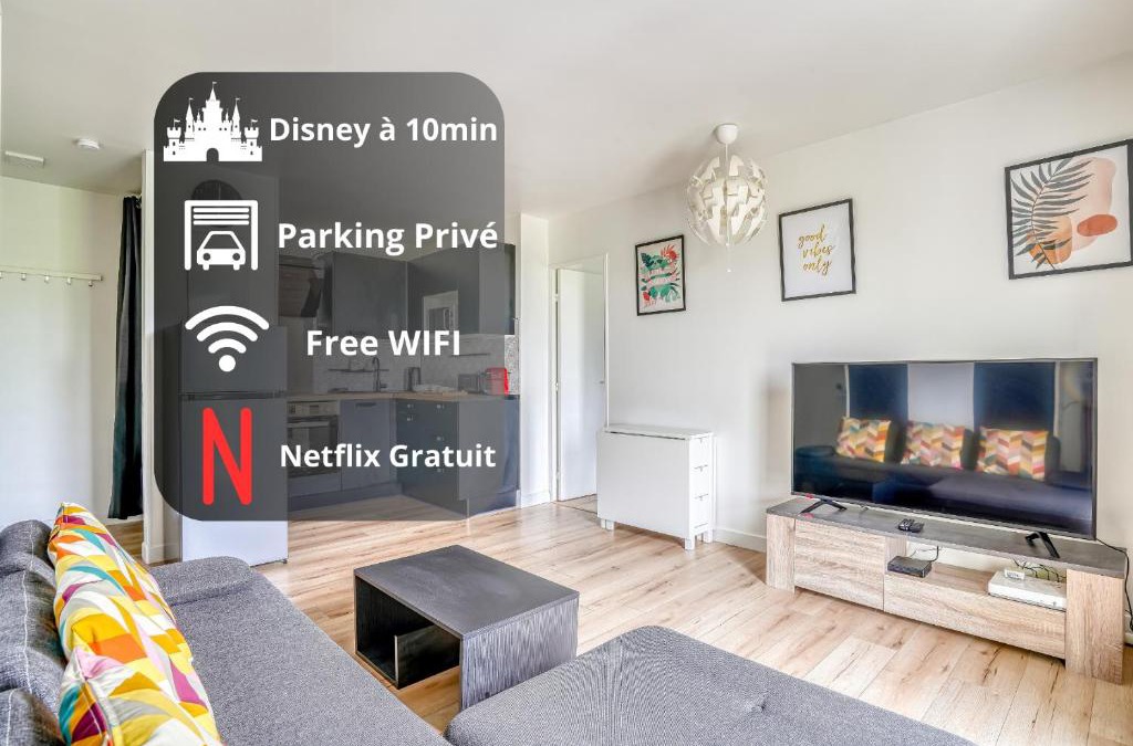 Chalifert Apartment | Le Convertible - Proche Disney - Parking Privé