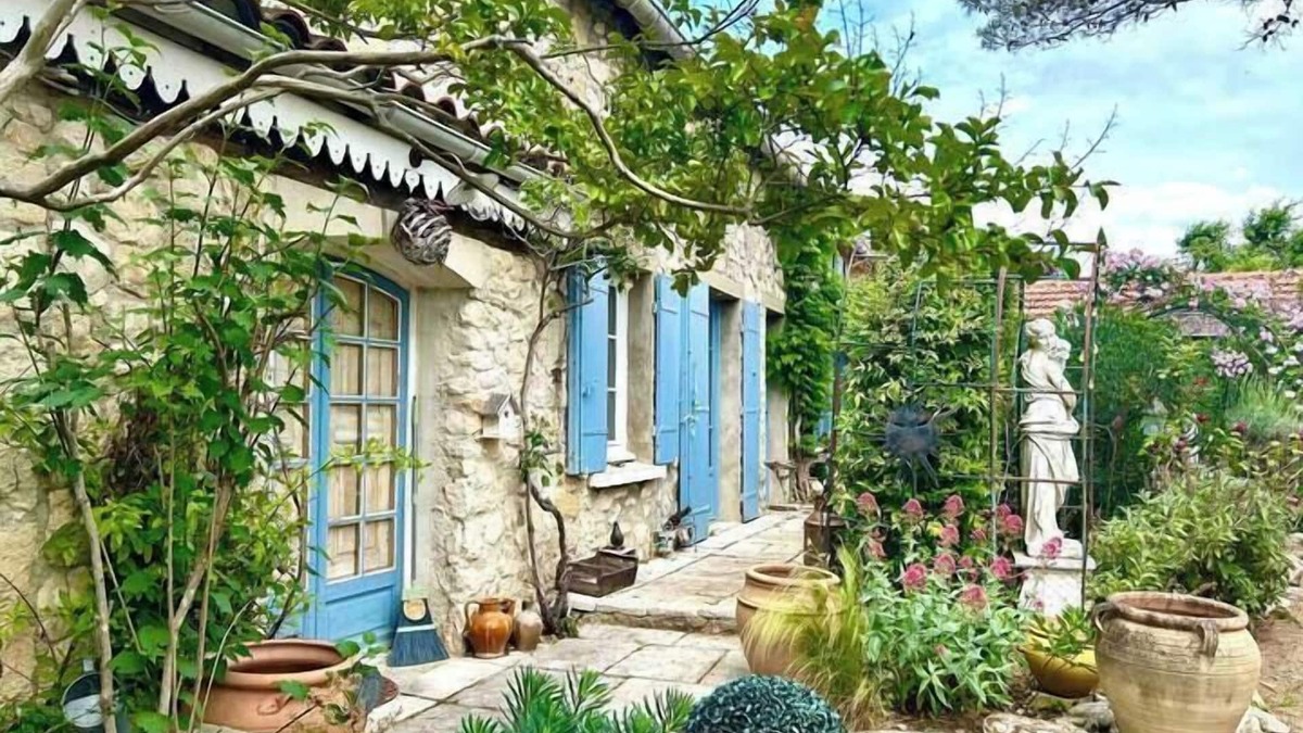 Sainte-Anastasie House | Le Cottage, private pool in the countryside