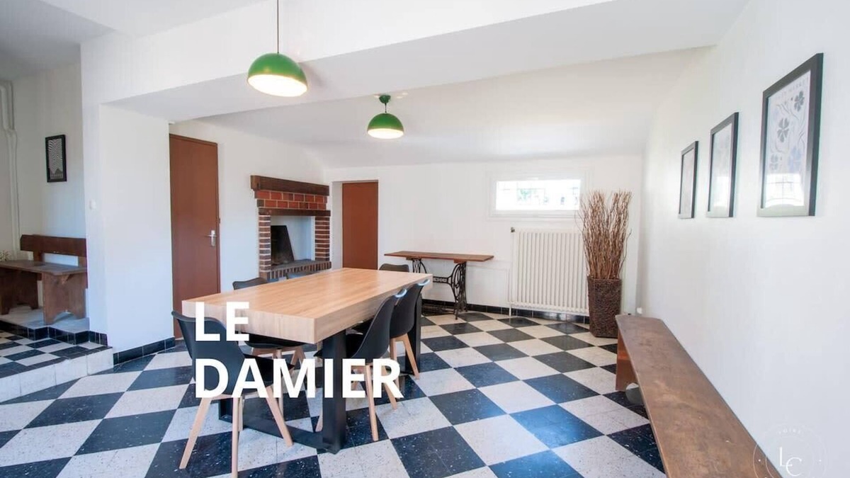 La Ferte-Saint-Aubin House | Le Damier - Maison de Campagne - 3 chambres -130m2