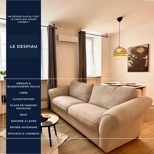 Mont-de-Marsan Apartment | Le Despiau - Parking - Clim - Fibre - Proche Base