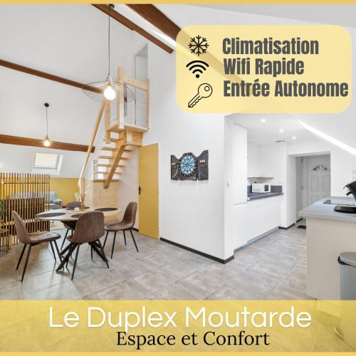 Chalon-sur-Saone Apartment | Le Duplex Moutarde