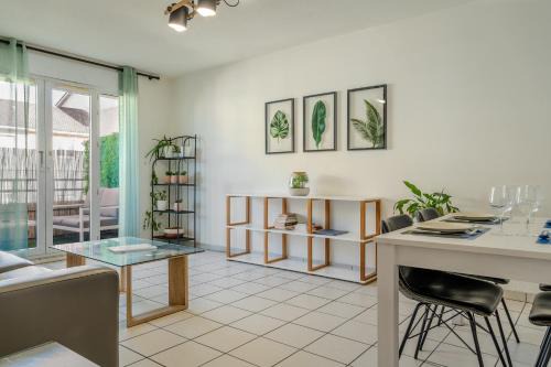 Saint-Julien-en-Genevois Apartment | Le Jardin de l'Atrium - Appartement moderne proche de Genève et Palexpo