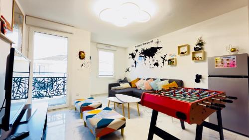 Bussy-Saint-Georges Apartment | Le Lion d'or - Parking - Netflix - Wifi - Nerf