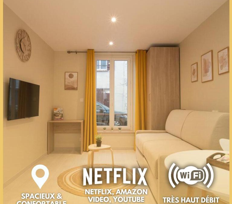 Chateau-Thierry Apartment | Le Lion - Plain-pied, WIFI, YT Premium - 2RFHomes