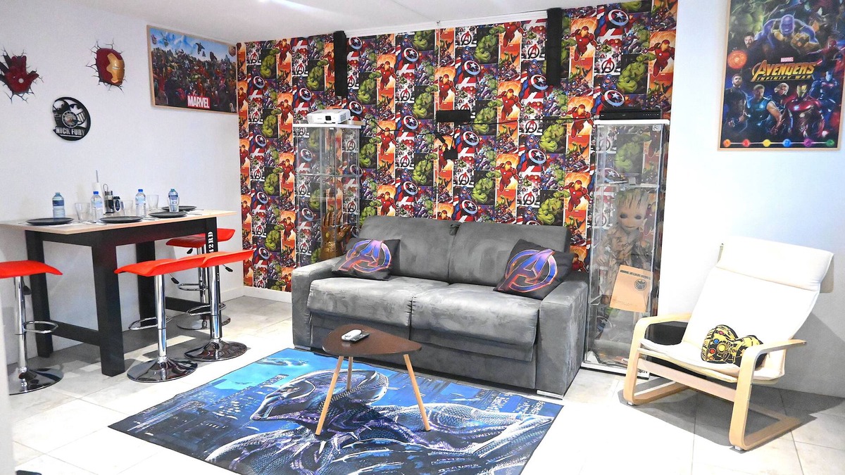 Villeneuve-sous-Dammartin Apartment | LE MARVEL 10mn Aeroport CDG jusqu'à 4 voyageurs