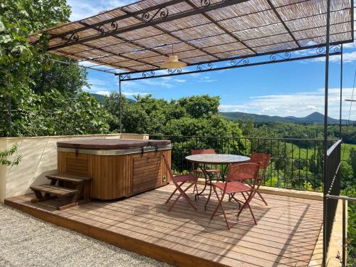 Mirmande House | Le Mas du Rochet - Gîte à la campagne avec spa privé - 2 à 4 pers
