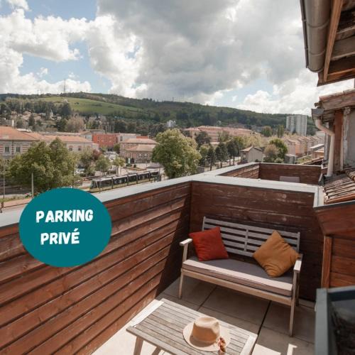 Bellevue - Le Mont - La Jomayere Apartment | Le Nid vue et détente à Etienne