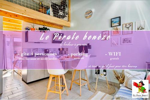 Trizay Apartment | "Le Pírate benèze"gîte insolite,situation idéale,accueil attentionné