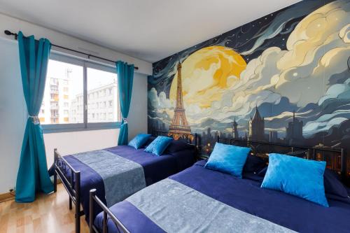 Vanves Apartment | Le Palais des Secrets - 10 minutes de Paris - Balcon