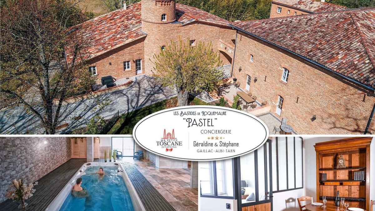 Roquemaure Apartment | Le Pastel - Swim spa - Hamman - Sauna - 2 people