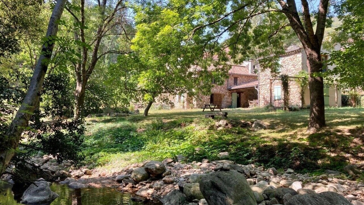 Saint-Vincent-d'Olargues House | Le Petit Moulin, tranquil renovated watermill