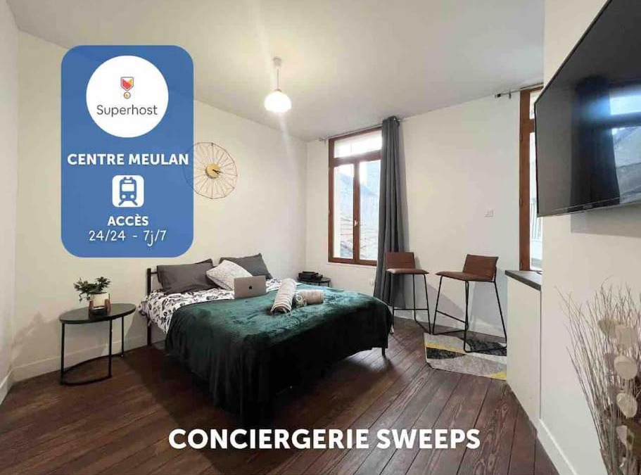 Meulan-en-Yvelines Apartment | Le petit nid à 2 MIN gare/centre Meulan