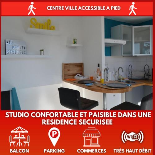 Albi Apartment | Le petit studieux - Parking - Animaux acceptés - Centre ville accessible à pied