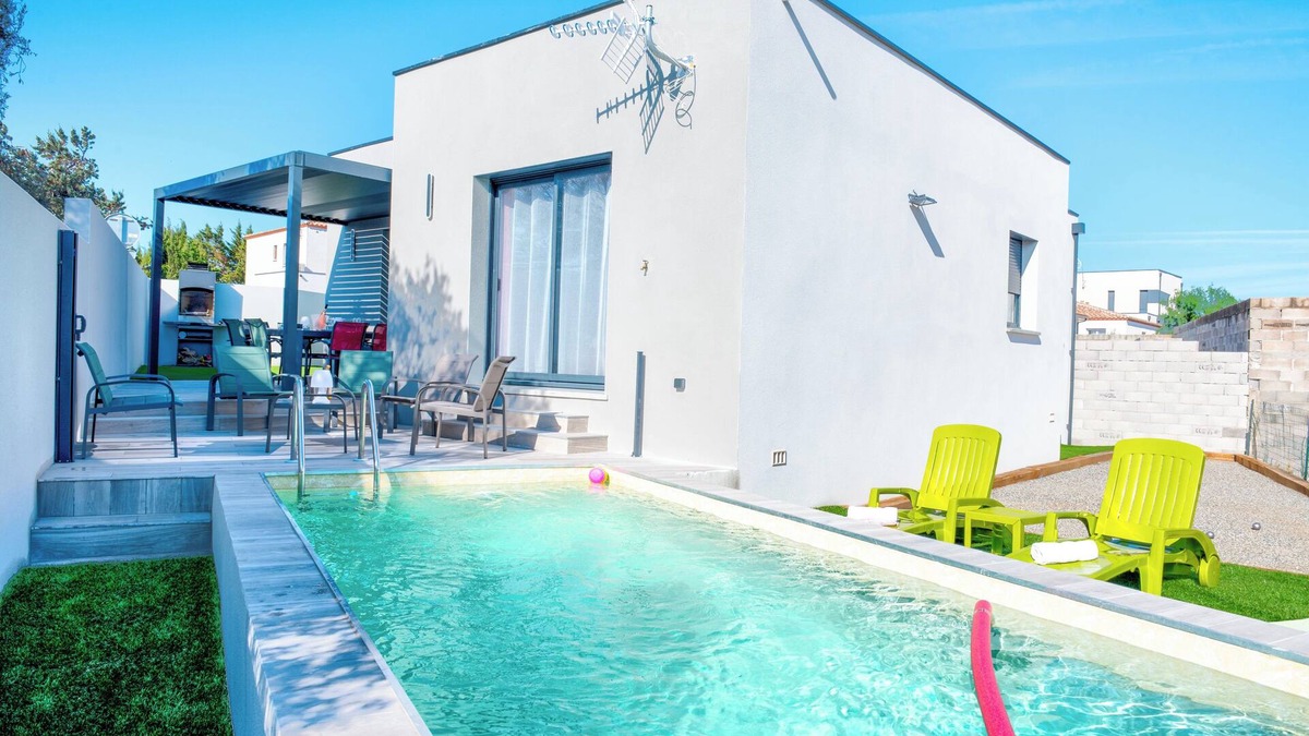 La Palme House | Le Rêve Bleu: Mediterranean oasis in La Palme