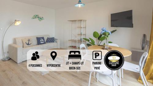 Troyes Apartment | Le Refuge 2 - Maréa - Hypercentre - 4 pers